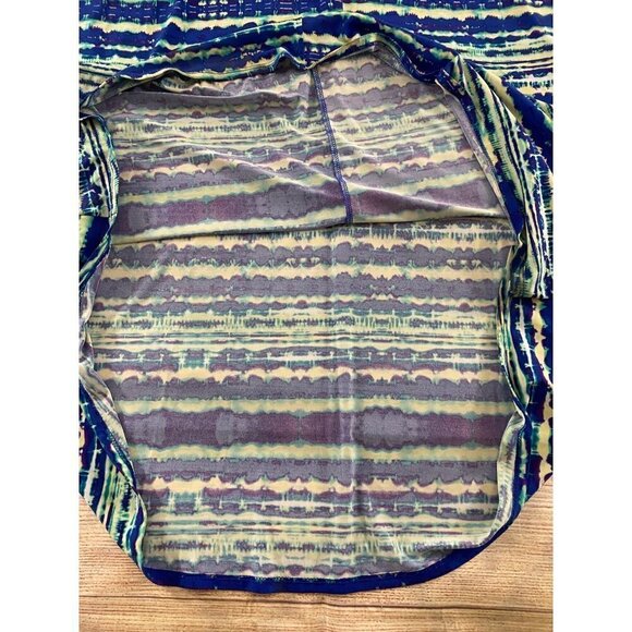 Evan Piccone Women's Blue Cap Sleeve Maxi Dress - 4 - Picture 10 of 12